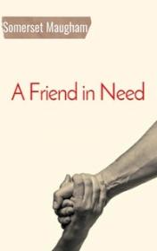 A Friend in Need — typographic cover
