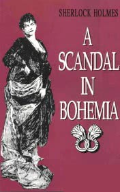 A Scandal in Bohemia — typographic cover