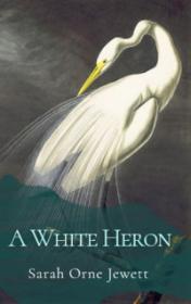 A White Heron — typographic cover