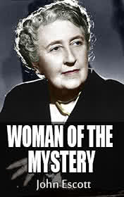 Agatha Christie, Woman of Mystery — typographic cover
