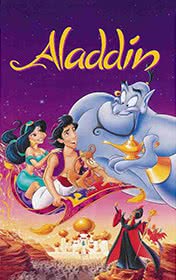 Aladdin — typographic cover