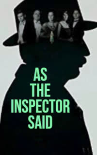 As the Inspector Said — typographic cover