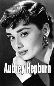 Audrey Hepburn — typographic cover