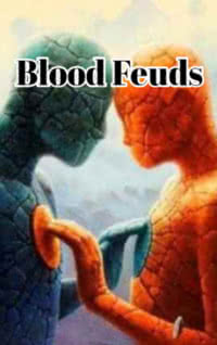 Blood Feuds — typographic cover