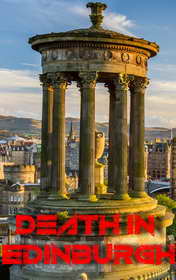 Death in Edinburgh — typographic cover
