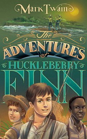 Huckleberry Finn — typographic cover
