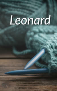 Leonard — typographic cover