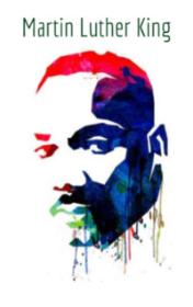 Martin Luther King — typographic cover