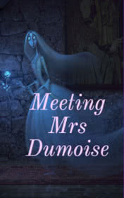 Meeting Mrs Dumoise — typographic cover