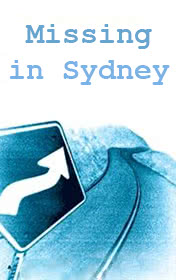 Missing in Sydney — typographic cover