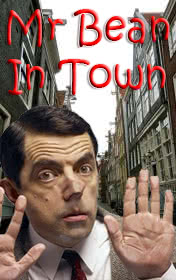 Mr Bean in Town — typographic cover