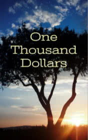 One Thousand Dollars — typographic cover
