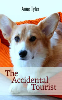The Accidental Tourist — typographic cover