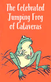 The Celebrated Jumping Frog of Calaveras — typographic cover