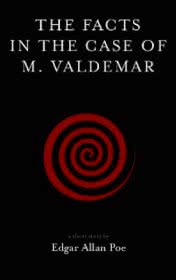 The Facts in The Case of Mr Valdemar — typographic cover