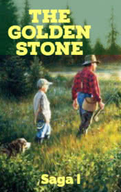The Golden Stone Saga I — typographic cover