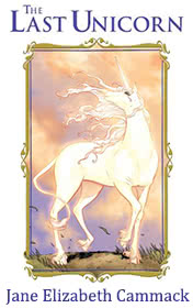 The Last Unicorn — typographic cover