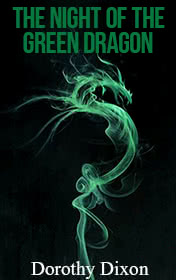 The Night of the Green Dragon — typographic cover