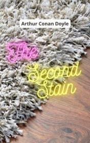 The Second Stain — typographic cover