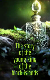 The Story of the Young King of the Black Islands — typographic cover