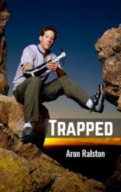 Trapped! The Aron Ralston story — typographic cover