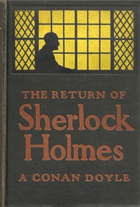 The Return of Sherlock Holmes — typographic cover