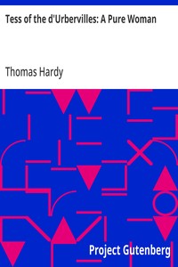 Tess of the d’Urbervilles: A Pure Woman — typographic cover