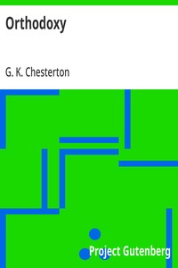 Orthodoxy — typographic cover