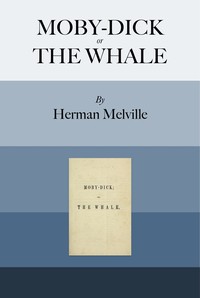 Moby-Dick; or, The Whale — typographic cover