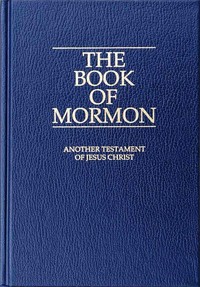 The Book of Mormon : $b an account written by the hand of Mormon, upon plates taken from the plates of Nephi — typographic cover