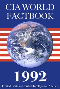 The 1992 CIA World Factbook — typographic cover