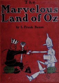 The Marvelous Land of Oz — typographic cover