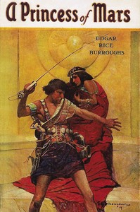 A princess of Mars — typographic cover