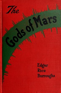 The gods of Mars — typographic cover