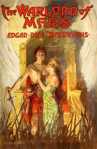 The warlord of Mars — typographic cover