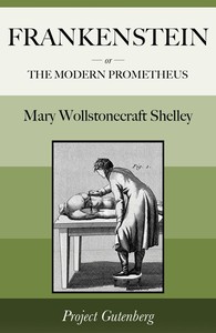 Frankenstein; or, The modern Prometheus — typographic cover