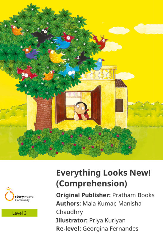 Everything Looks New! (Comprehension) — illustrated by Priya Kuriyan