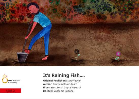 It’s Raining Fish…. — illustrated by Sonal Gupta Vaswani