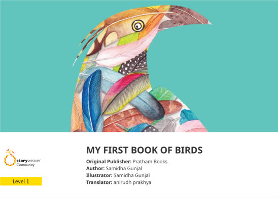 MY FIRST BOOK OF BIRDS — illustrated by Samidha Gunjal