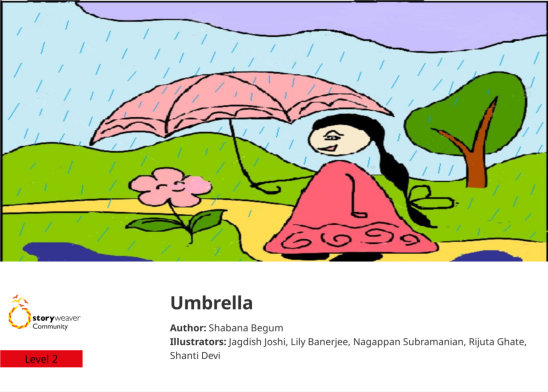 Umbrella — illustrated by Jagdish Joshi, Lily Banerjee, Nagappan Subramanian, Rijuta Ghate, Shanti Devi