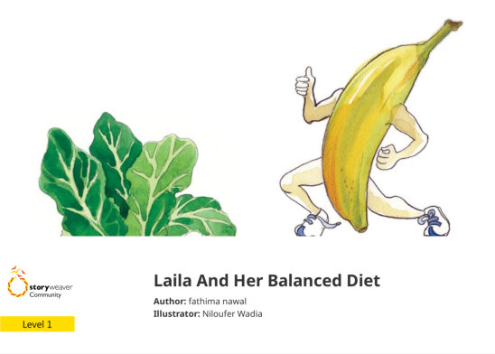 Laila And Her Balanced Diet — illustrated by Niloufer Wadia