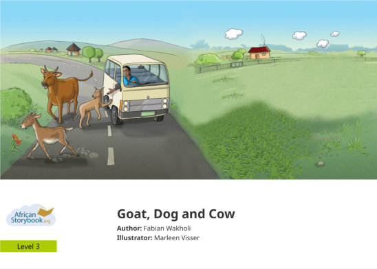 Goat, Dog and Cow — illustrated by Marleen Visser 