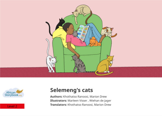 Selemeng’s cats — illustrated by Marleen Visser , Wiehan de Jager