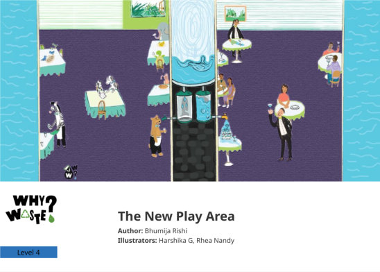 The New Play Area — illustrated by Harshika G, Rhea Nandy