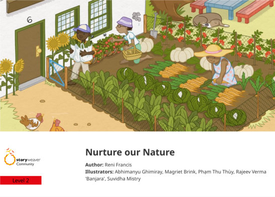 Nurture our Nature — illustrated by Abhimanyu Ghimiray, Magriet Brink, Phạm Thu Thùy, Rajeev Verma 'Banjara', Suvidha Mistry