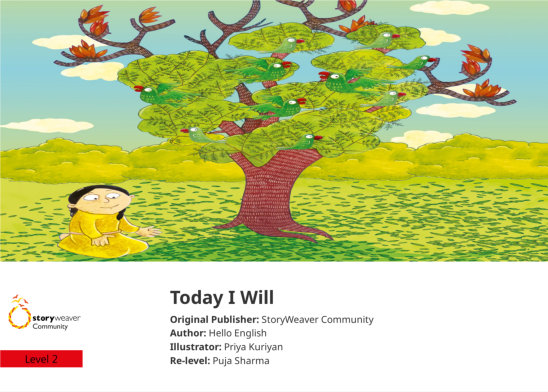 Today I Will — illustrated by Priya Kuriyan