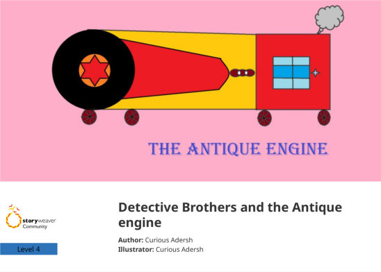 Detective Brothers and the Antique engine — illustrated by Curious Adersh
