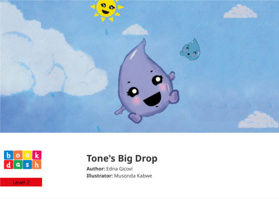 Tone’s Big Drop — illustrated by Musonda Kabwe