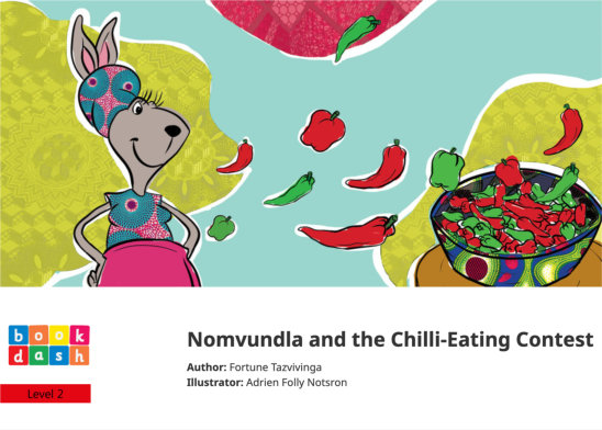 Nomvundla and the Chilli-Eating Contest — illustrated by Adrien Folly Notsron