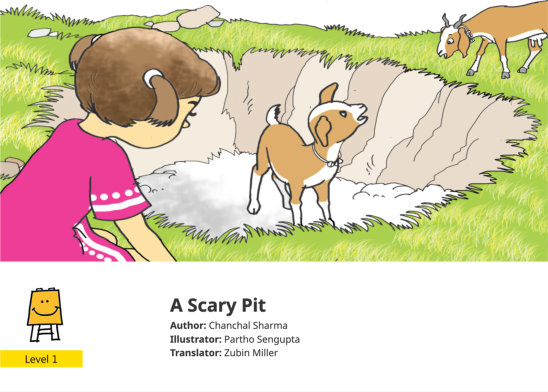 A Scary Pit — illustrated by Partho Sengupta